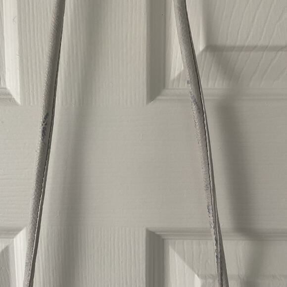 Tignanello Genuine Pebbled Leather Multi-Pocket Crossbody Purse Bag Bone - Picture 4 of 5